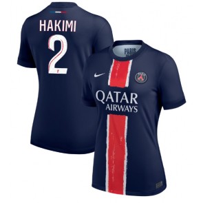 Paris Saint-Germain Achraf Hakimi #2 Hjemmebanetrøje Dame 2024-25 Kort ærmer